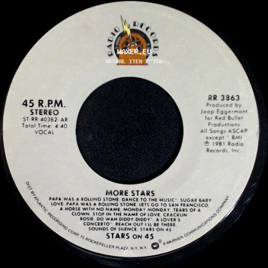 Stars On 45 - 45 Stars Get Ready / More Stars side B