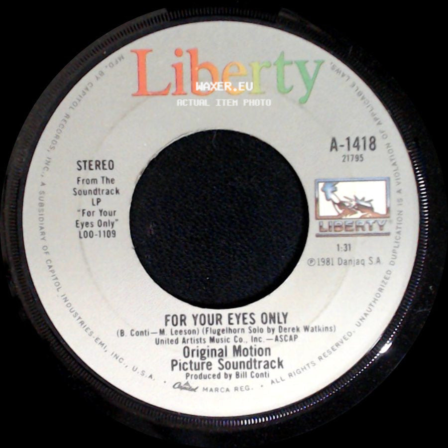 Sheena Easton - For Your Eyes Only / For Your Eyes Only side B