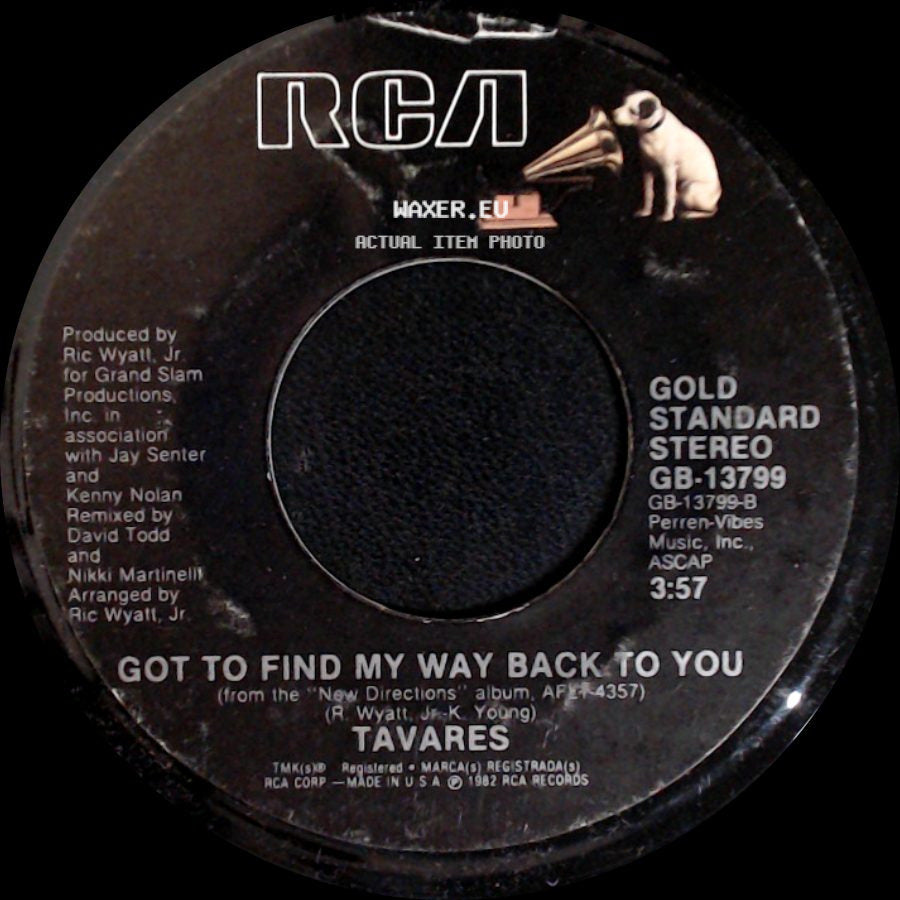 Tavares - Got To Find My Way Back To You / A Penny For Your Thoughts side A