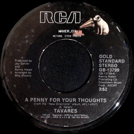 Tavares - Got To Find My Way Back To You / A Penny For Your Thoughts side B
