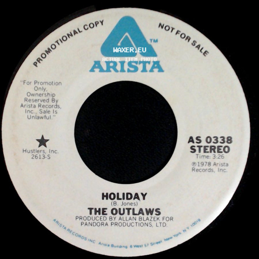 The Outlaws - Holiday / Green Grass And High Tides side A