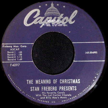 Stan Freberg / Stan Freberg Presents - Green Christmas / The Meaning Of Christmas side B