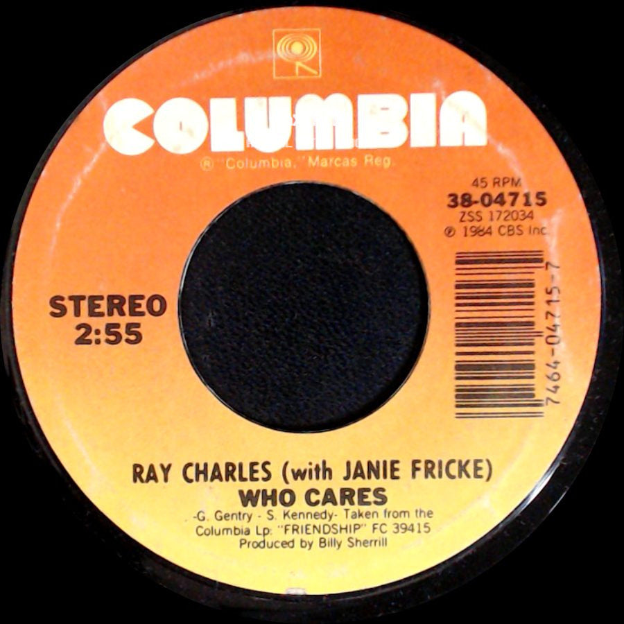 Ray Charles (With Janie Fricke) / Ray Charles (With Willie Nelson) - Who Cares / Seven Spanish Angels side A