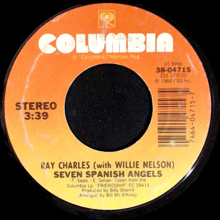 Ray Charles (With Janie Fricke) / Ray Charles (With Willie Nelson) - Who Cares / Seven Spanish Angels side B