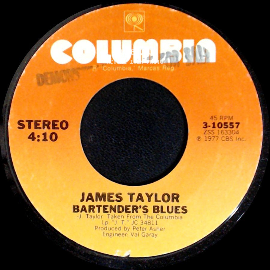 James Taylor - Handy Man / Bartender's Blues side B