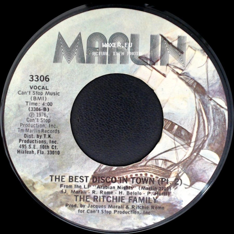 The Ritchie Family - The Best Disco In Town (Pt. 2) / The Best Disco In Town side A