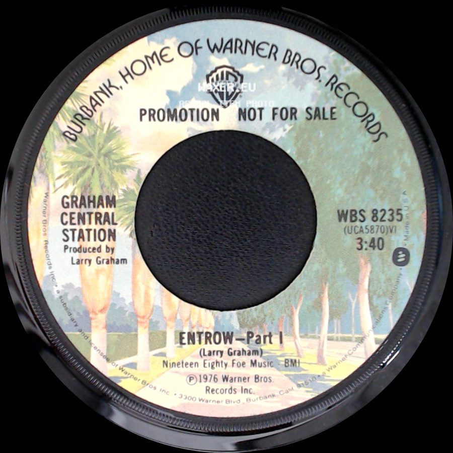 Graham Central Station - Entrow - Part Ii / Entrow - Part I side B