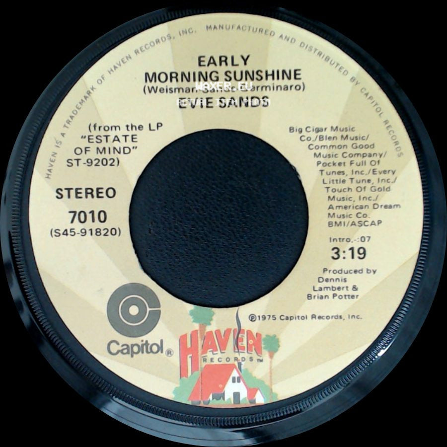 Evie Sands - Early Morning Sunshine / You Brought The Woman Out Of Me side A