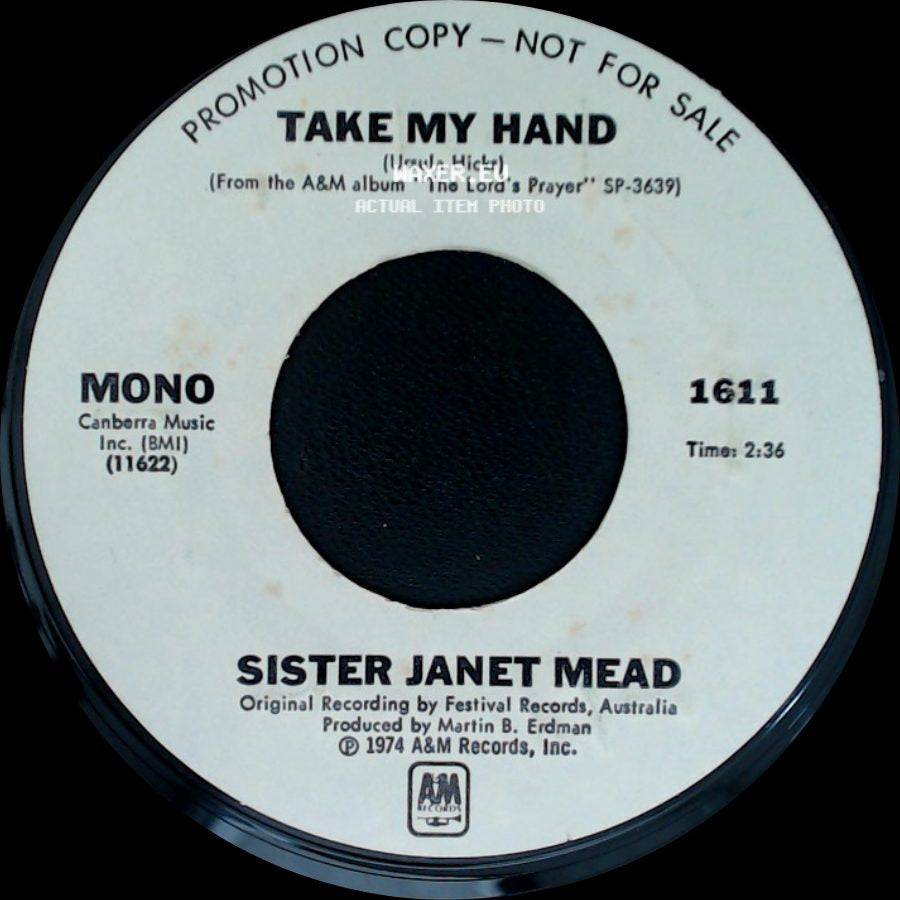 Sister Janet Mead - Take My Hand / Take My Hand side A