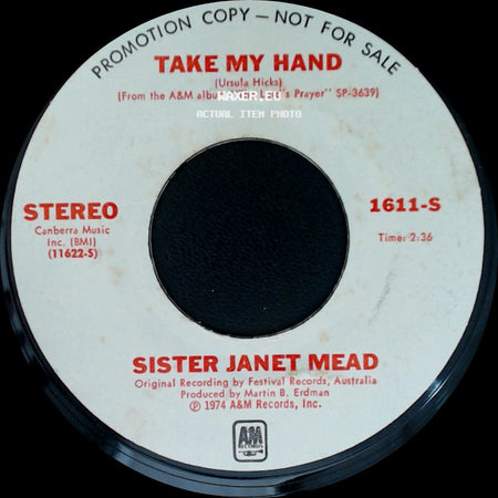 Sister Janet Mead - Take My Hand / Take My Hand side B