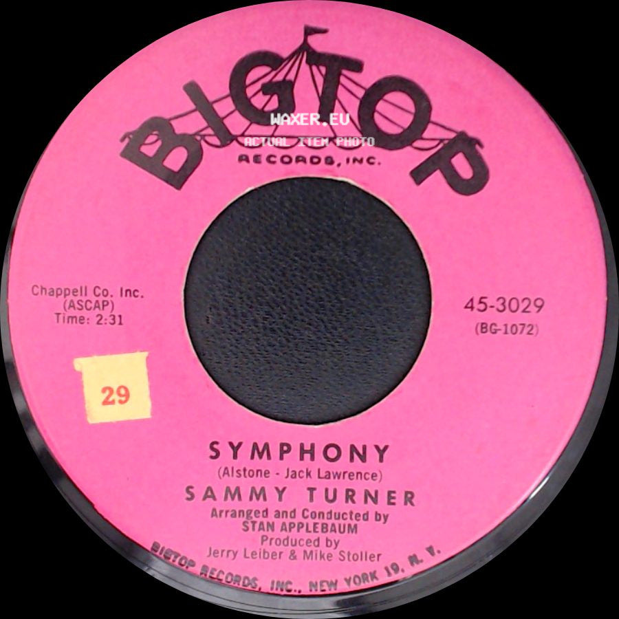 Sammy Turner - Symphony / Always side A