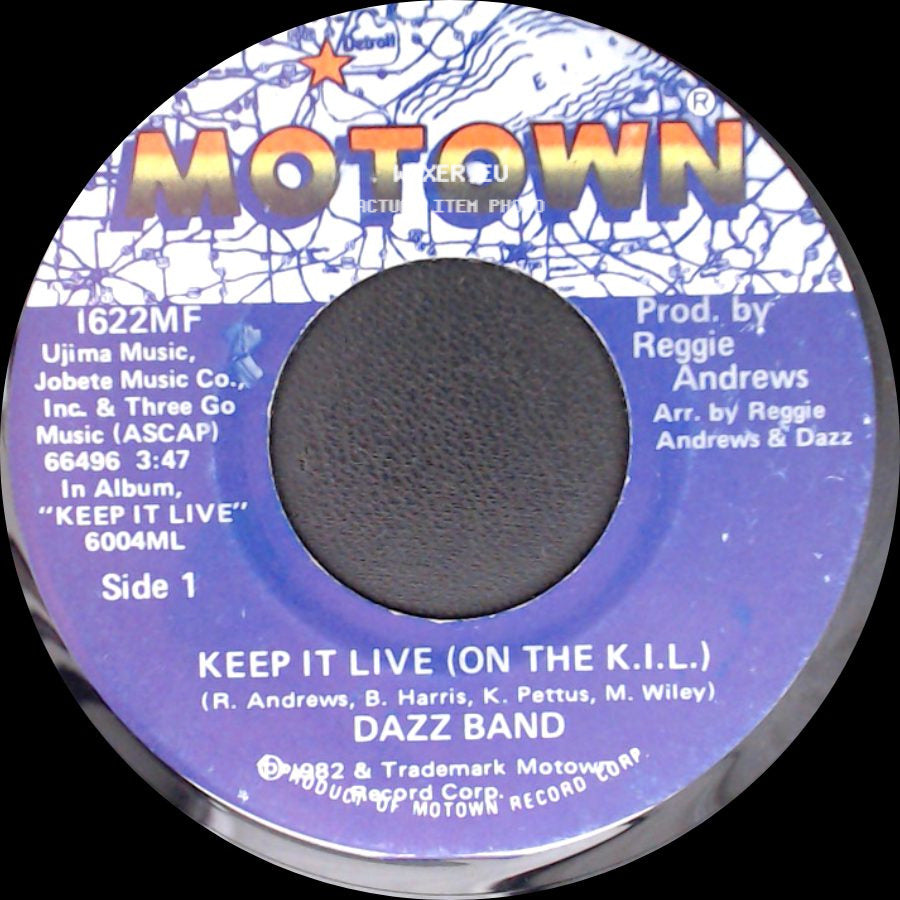 Dazz Band - Keep It Live (On The K.I.L.) / This Time It's Forever side A