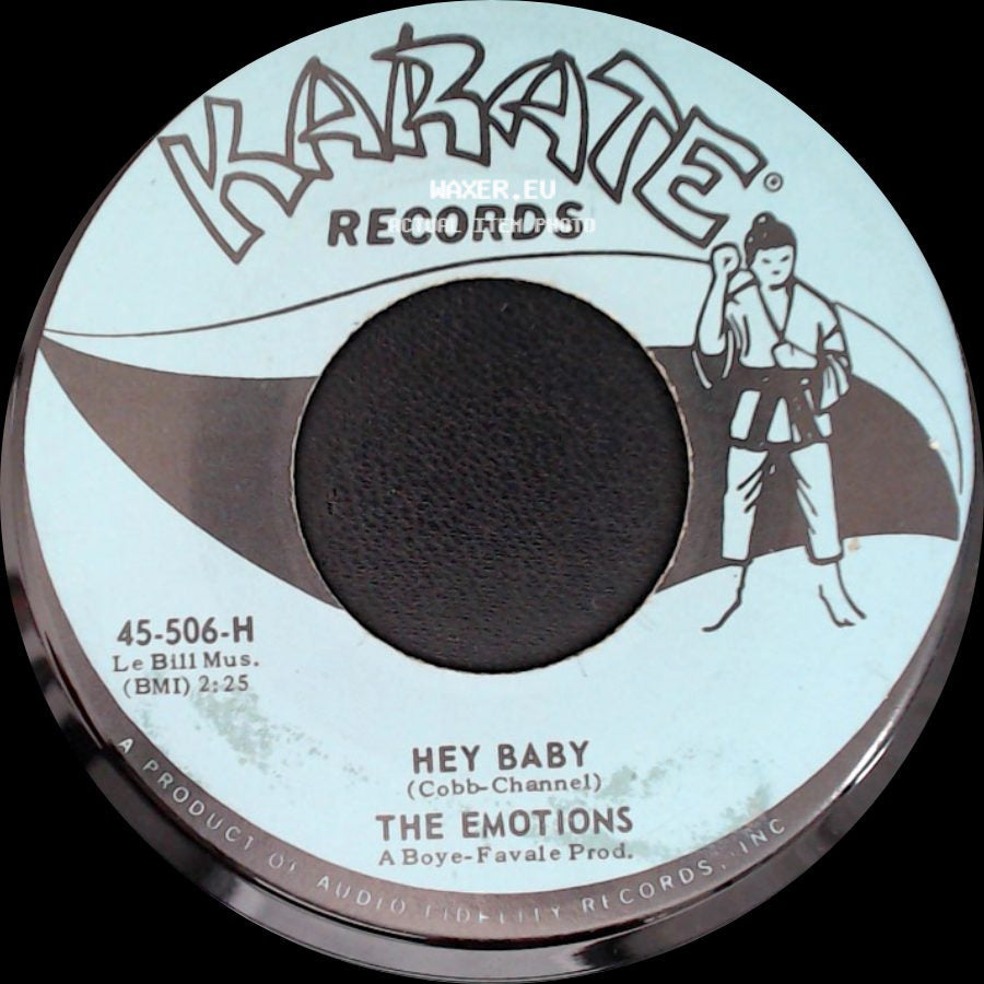 The Emotions - Hey Baby / I Wonder side A