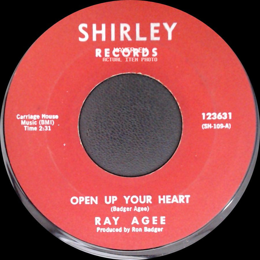 Ray Agee - The Gamble / Open Up Your Heart side B