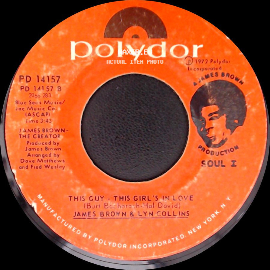 James Brown & Lyn Collins - This Guy - This Girl's In Love / What My Baby Needs Now Is A Little More Lovin' side A