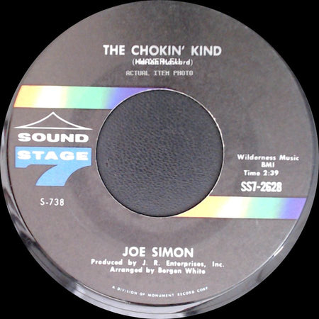 Joe Simon - Come On And Get It / The Chokin' Kind side B