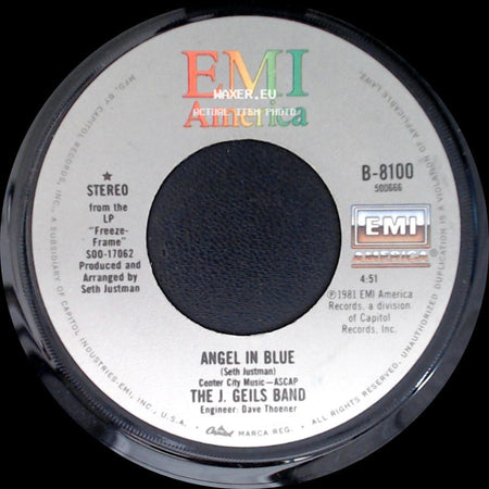 The J. Geils Band - River Blindness / Angel In Blue side B