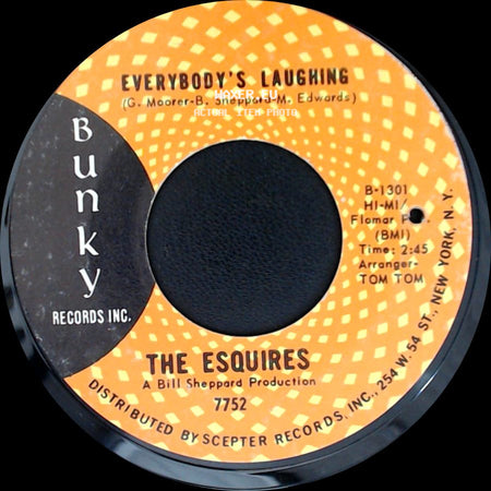 The Esquires - And Get Away / Everybody's Laughing side B