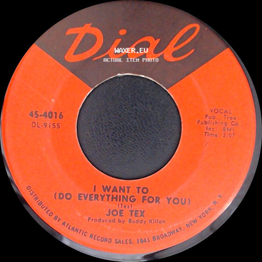 Joe Tex - I Want To (Do Everything For You) / Funny Bone side A