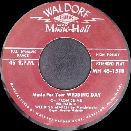 Godfrey Malcolm - Music For Your Wedding Day / Music For Your Wedding Day side A