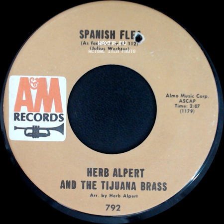 Herb Alpert And The Tijuana Brass - What Now My Love / Spanish Flea side B