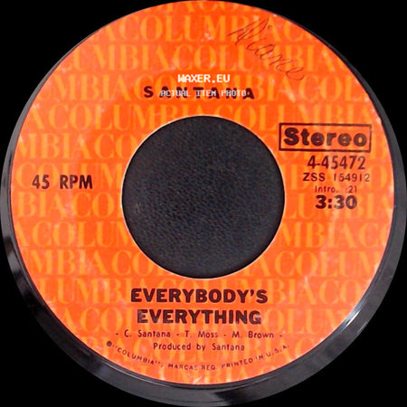 Santana - Everybody's Everything / Guajira side A