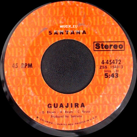 Santana - Everybody's Everything / Guajira side B