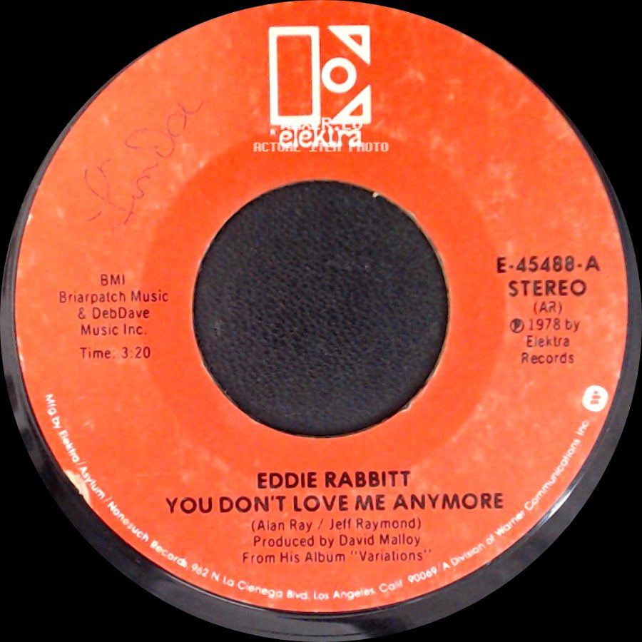 Eddie Rabbitt - You Don't Love Me Anymore / Caroline side A