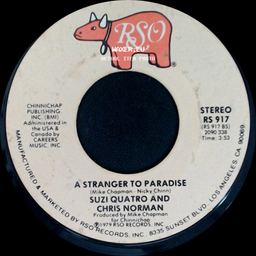 Suzi Quatro And Chris Norman - A Stranger To Paradise / Stumblin' In side A
