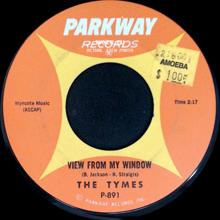 The Tymes - Somewhere / View From My Window side B