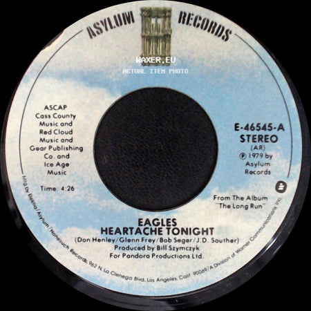 Eagles - Heartache Tonight / Teenage Jail side A
