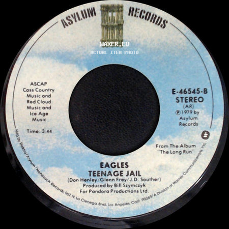 Eagles - Heartache Tonight / Teenage Jail side B