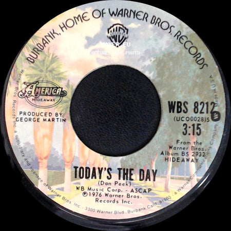 America - Hideaway Part Ii / Today's The Day side B