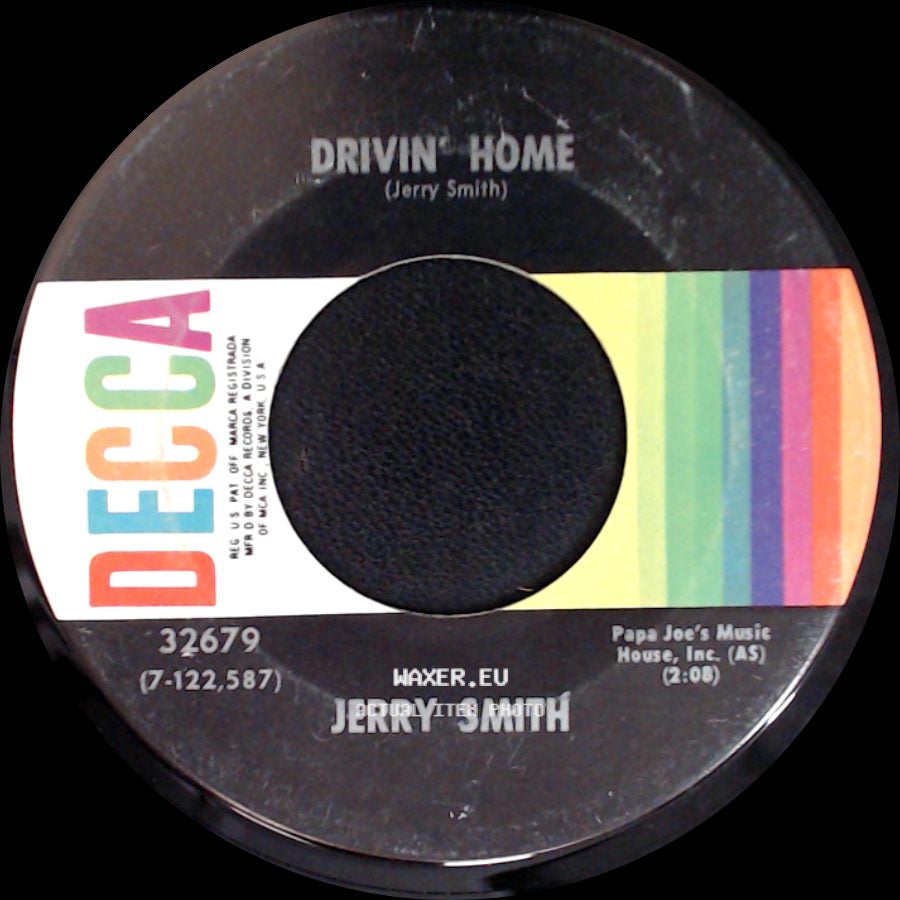Jerry Smith - Louisiana Blues / Drivin' Home side B