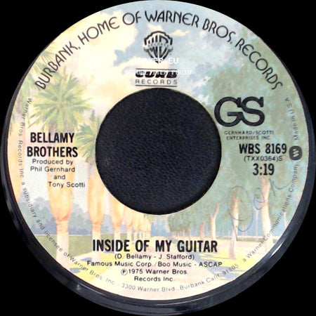 Bellamy Brothers - Inside Of My Guitar / Let Your Love Flow side A