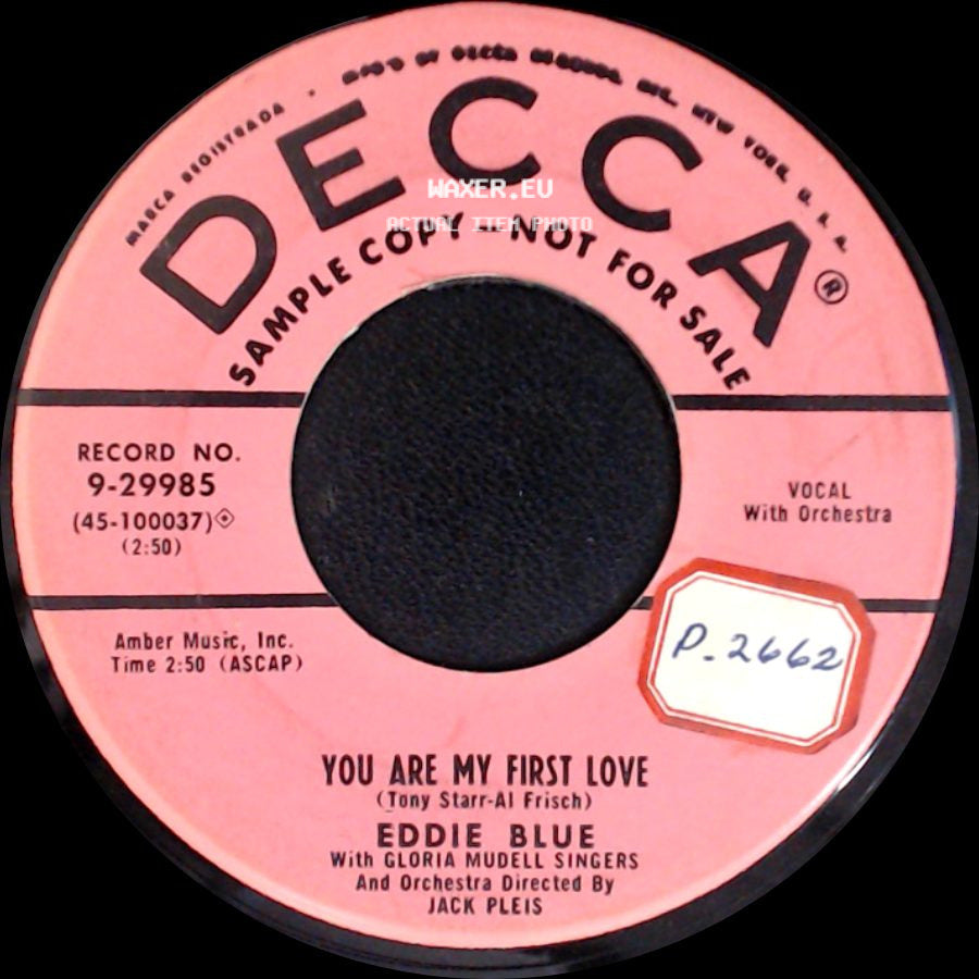 Eddie Blue - You Are My First Love / This Is Only The Beginning side A