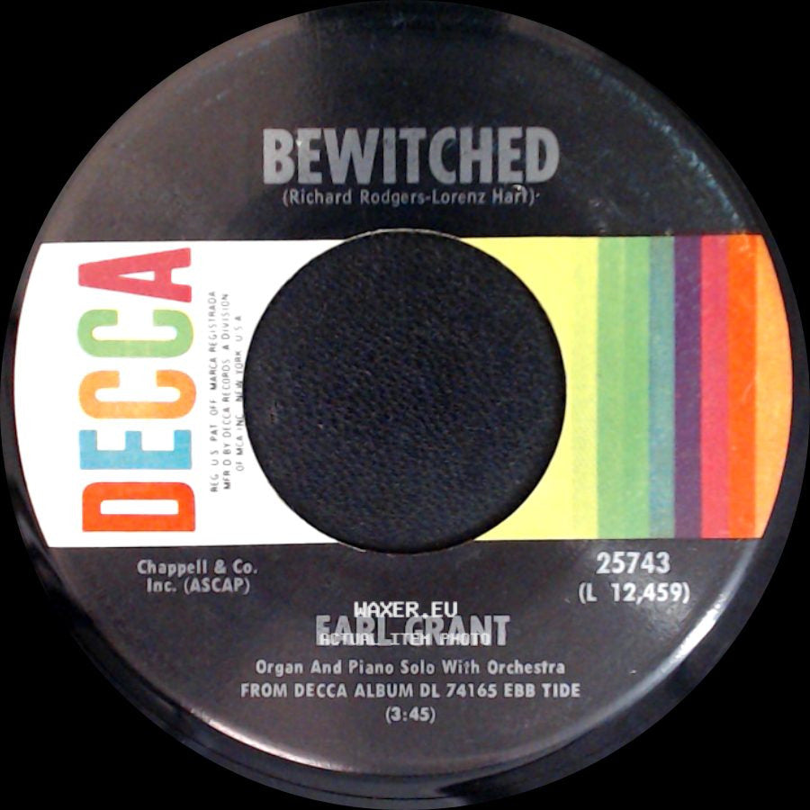 Earl Grant - In Motion / Bewitched side B