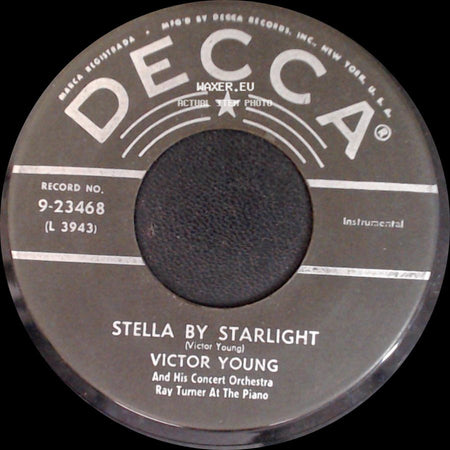 Victor Young And His Concert Orchestra - Love Letters / Stella By Starlight side B