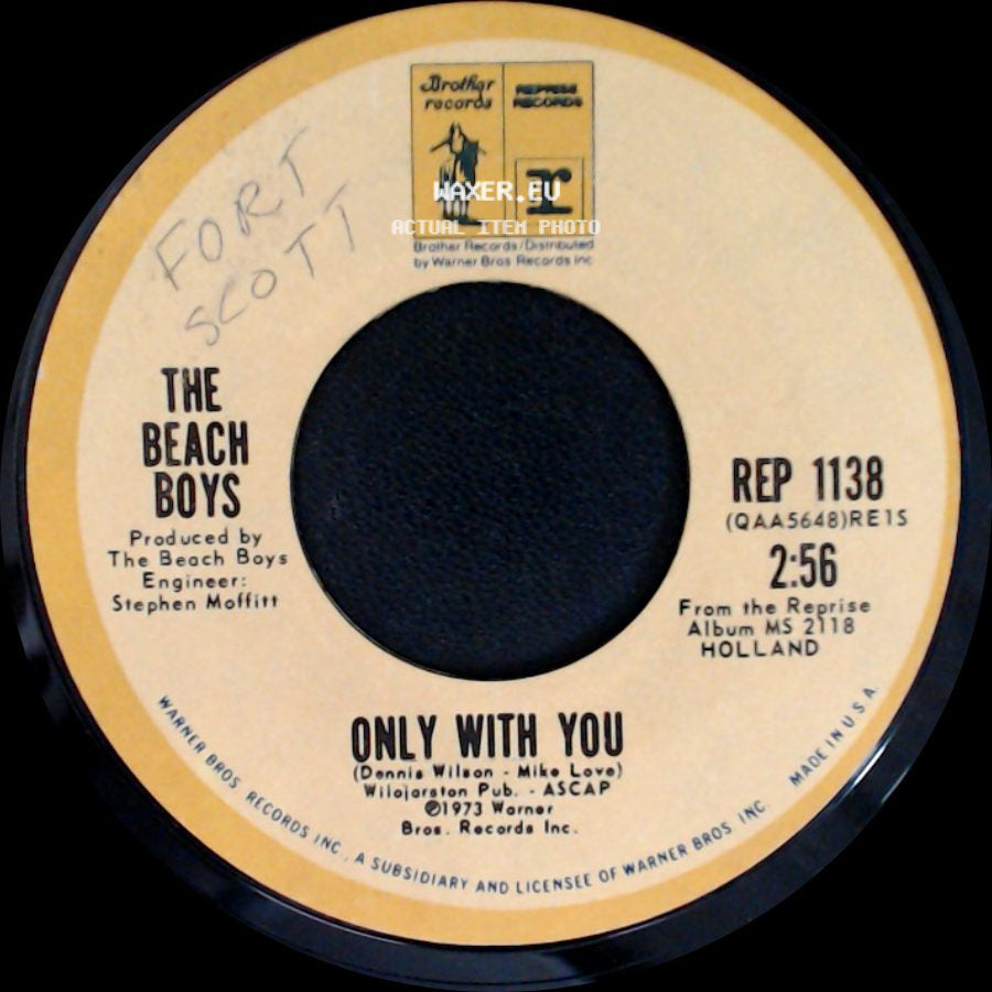 The Beach Boys - Only With You / Sail On Sailor side A