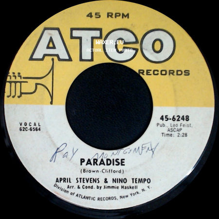 April Stevens & Nino Tempo - Paradise / Indian Love Call side A