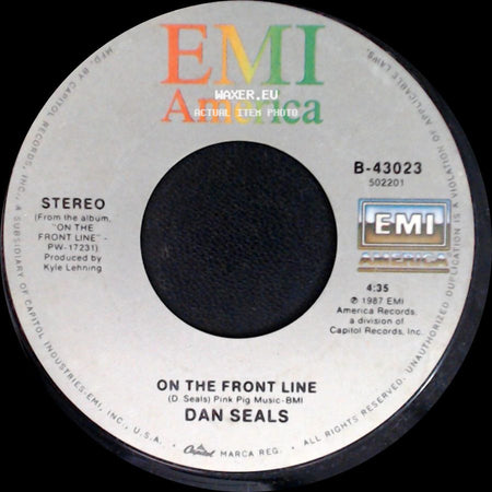 Dan Seals - On The Front Line / Three Time Loser side A