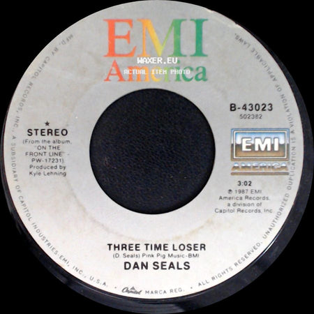 Dan Seals - On The Front Line / Three Time Loser side B
