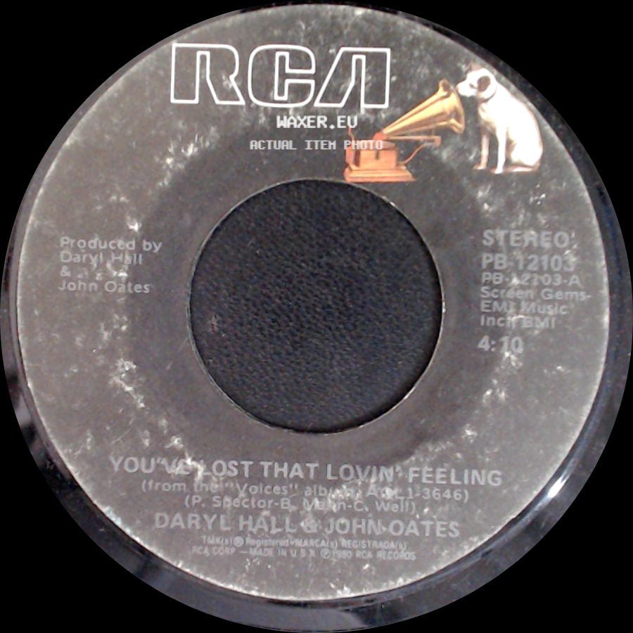 Daryl Hall & John Oates - You've Lost That Lovin' Feeling / Diddy Doo Wop (I Hear The Voices) side A