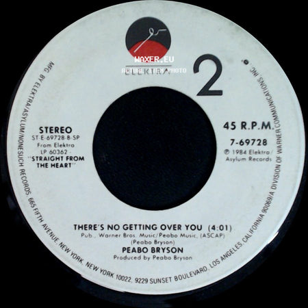 Peabo Bryson - There's No Getting Over You / If Ever You're In My Arms Again side A