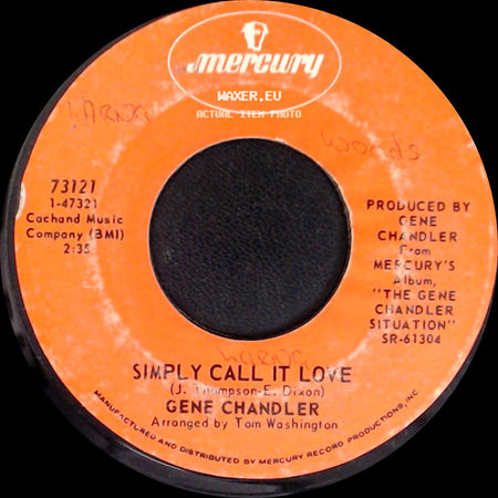 Gene Chandler - Simply Call It Love / Give Me A Chance side A