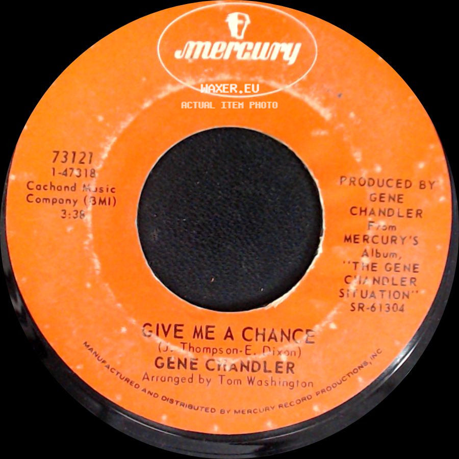 Gene Chandler - Simply Call It Love / Give Me A Chance side B