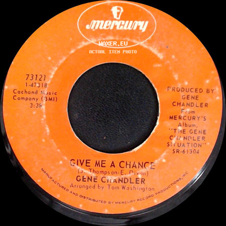 Gene Chandler - Simply Call It Love / Give Me A Chance side B