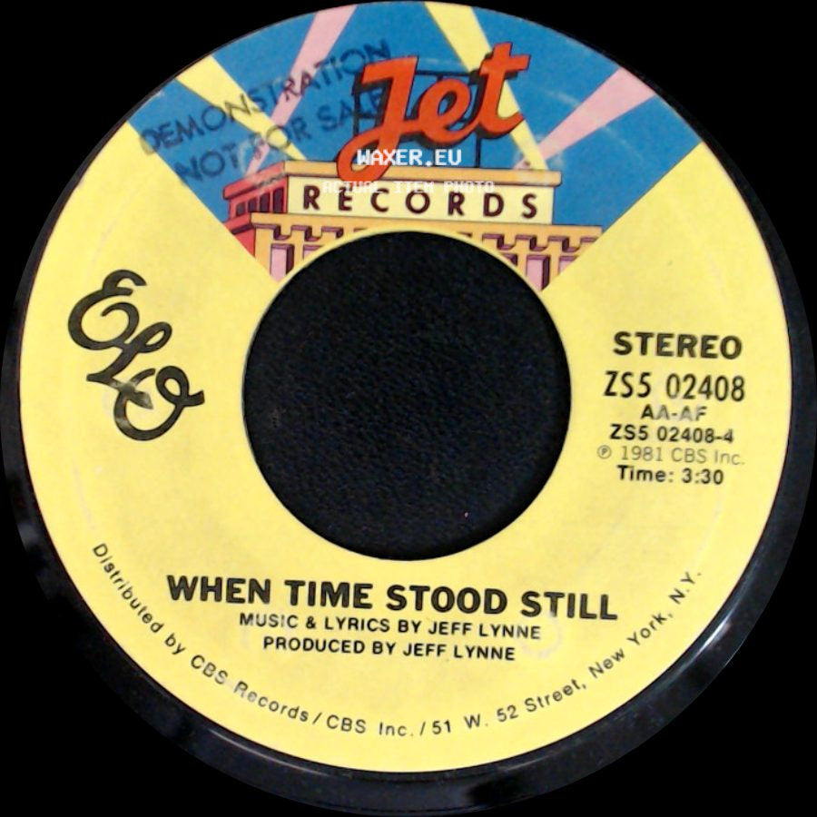Elo - When Time Stood Still / Hold On Tight side A