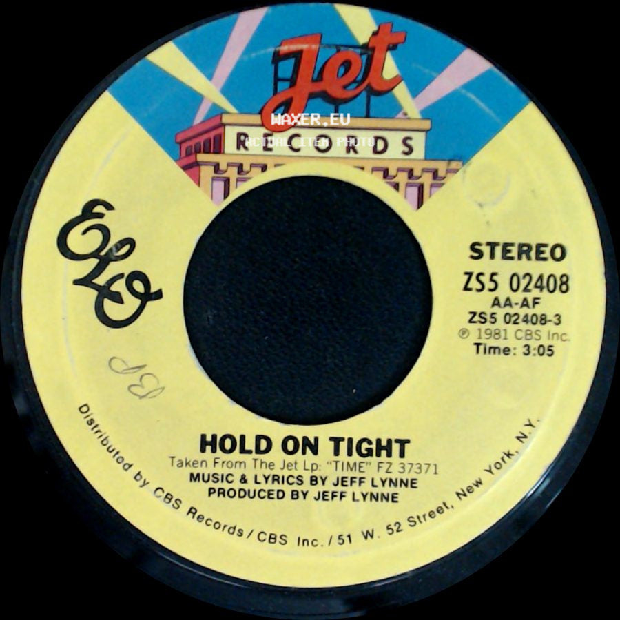 Elo - When Time Stood Still / Hold On Tight side B