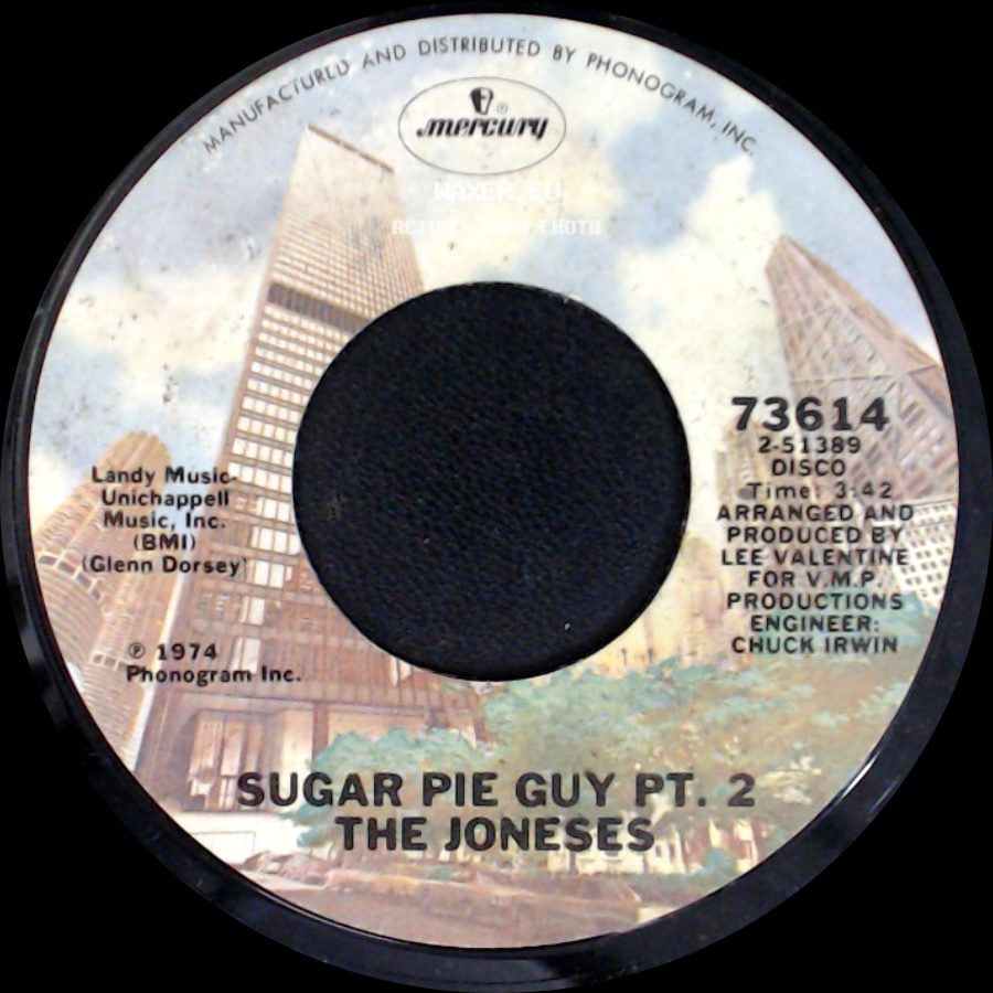 The Joneses - Sugar Pie Guy Pt. 2 / Sugar Pie Guy Pt. 1 side A